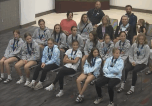 Frankfort Honors Hickory Creek Middle School Girls’ Softball Team for Fifth State Title
