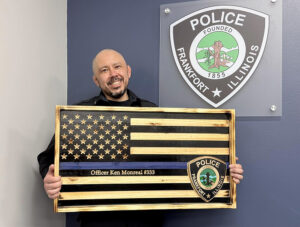 Village of Frankfort Honors Officer Monreal for 23 Years of Police Service