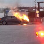 Fire Department Responds to Monee Car Fire