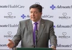 Pritzker continues fielding presidential question ahead of State Fair rally