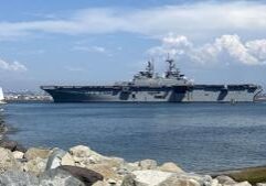 Large naval presence in Caribbean ahead of Ford arrival
