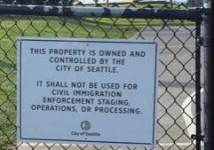 Seattle begins installing anti-federal immigration enforcement signage