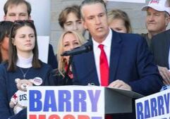 Trump-backed Moore leads Alabama Senate runoff